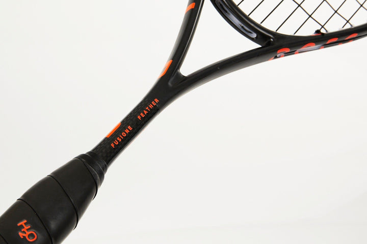 Salming Fusione Feather Black/Orange Squash Racquet Squash Racquets Salming
