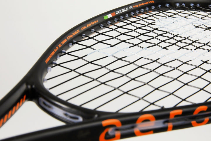 Salming Fusione Feather Black/Orange Squash Racquet Squash Racquets Salming