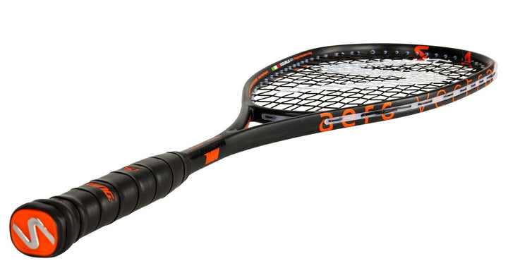 Salming Fusione Feather Black/Orange Squash Racquet Squash Racquets Salming