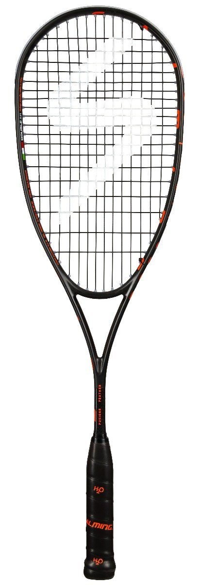 Salming Fusione Feather Black/Orange Squash Racquet Squash Racquets Salming