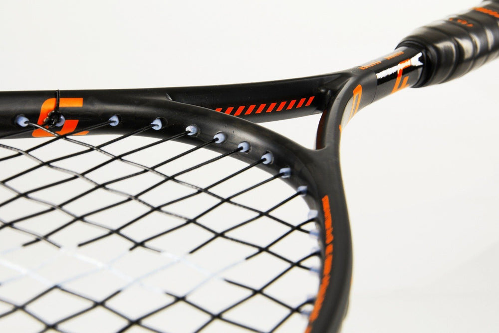 Salming Fusione Feather Black/Orange Squash Racquet Squash Racquets Salming