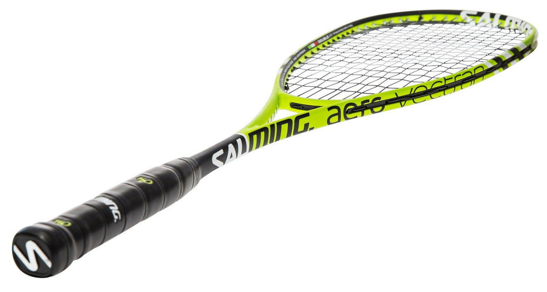 Salming Fusione Pro Aero Vectran Squash Racquet - Green/Black Squash Racquets Salming