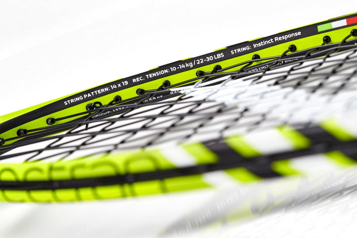 Salming Fusione Pro Aero Vectran Squash Racquet - Green/Black Squash Racquets Salming