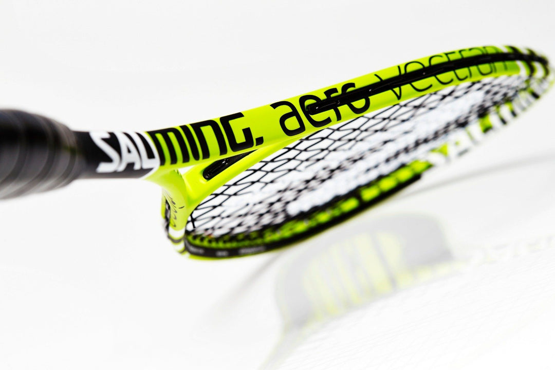 Salming Fusione Pro Aero Vectran Squash Racquet - Green/Black Squash Racquets Salming
