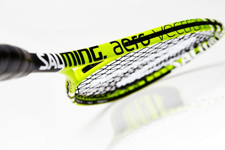 Salming Fusione Pro Aero Vectran Squash Racquet - Green/Black Squash Racquets Salming