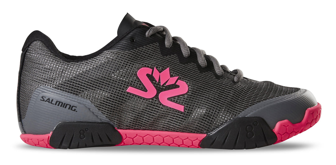 Salming Hawk Gunmetal/Pink Women's Court Shoes Women's Court Shoes Salming
