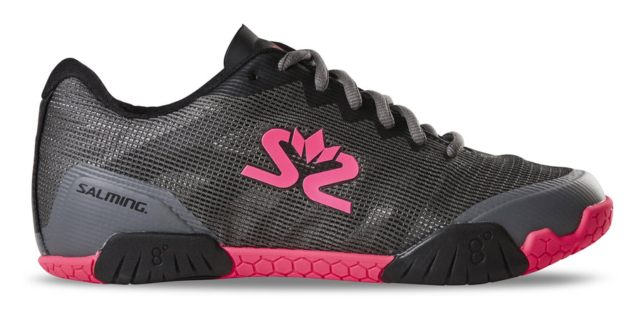 Salming Hawk Gunmetal/Pink Women's Court Shoes Women's Court Shoes Salming