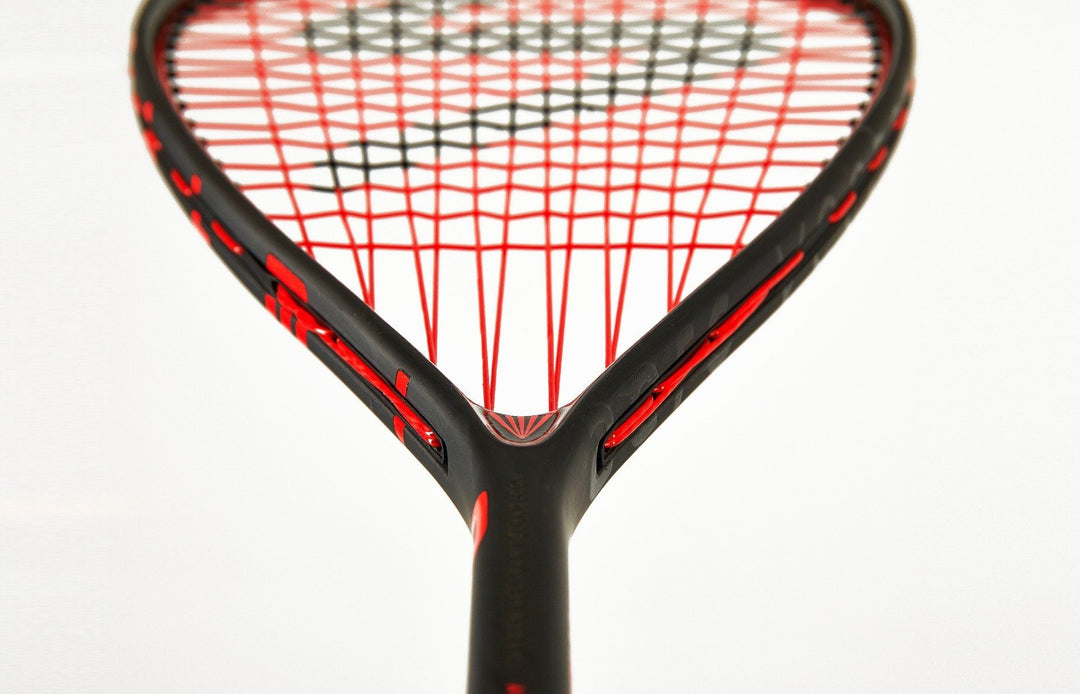 Salming PowerRay Black/Bright Orange Squash Racquet Squash Racquets Salming
