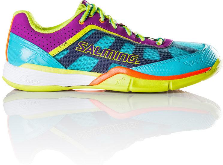 Salming Viper 3.0 Turquoise/Cactus Women's Court Shoes Women's Court Shoes Salming