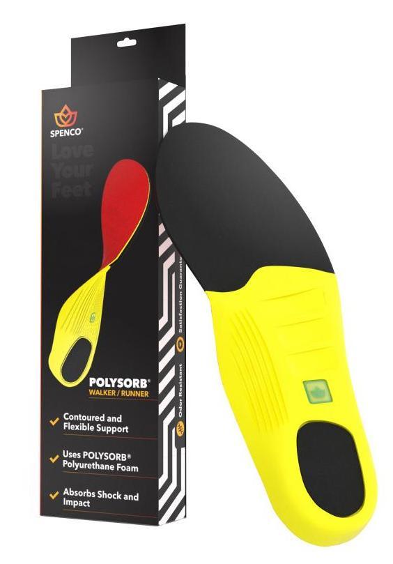 Spenco Polysorb Walker/Runner Insoles Footbeds Spenco