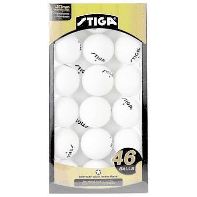 Stiga Table Tennis Balls, 46-Pack Ping-pong balls Stiga