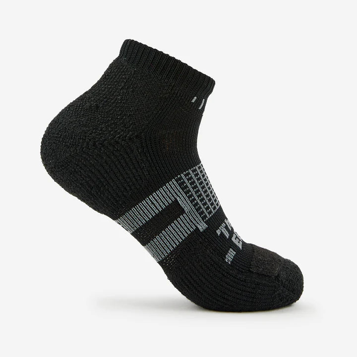 Thorlo Moderate Cushion Low-Cut Tennis Socks | VCMU Socks Thorlo Large (9.0 - 12.5) Black