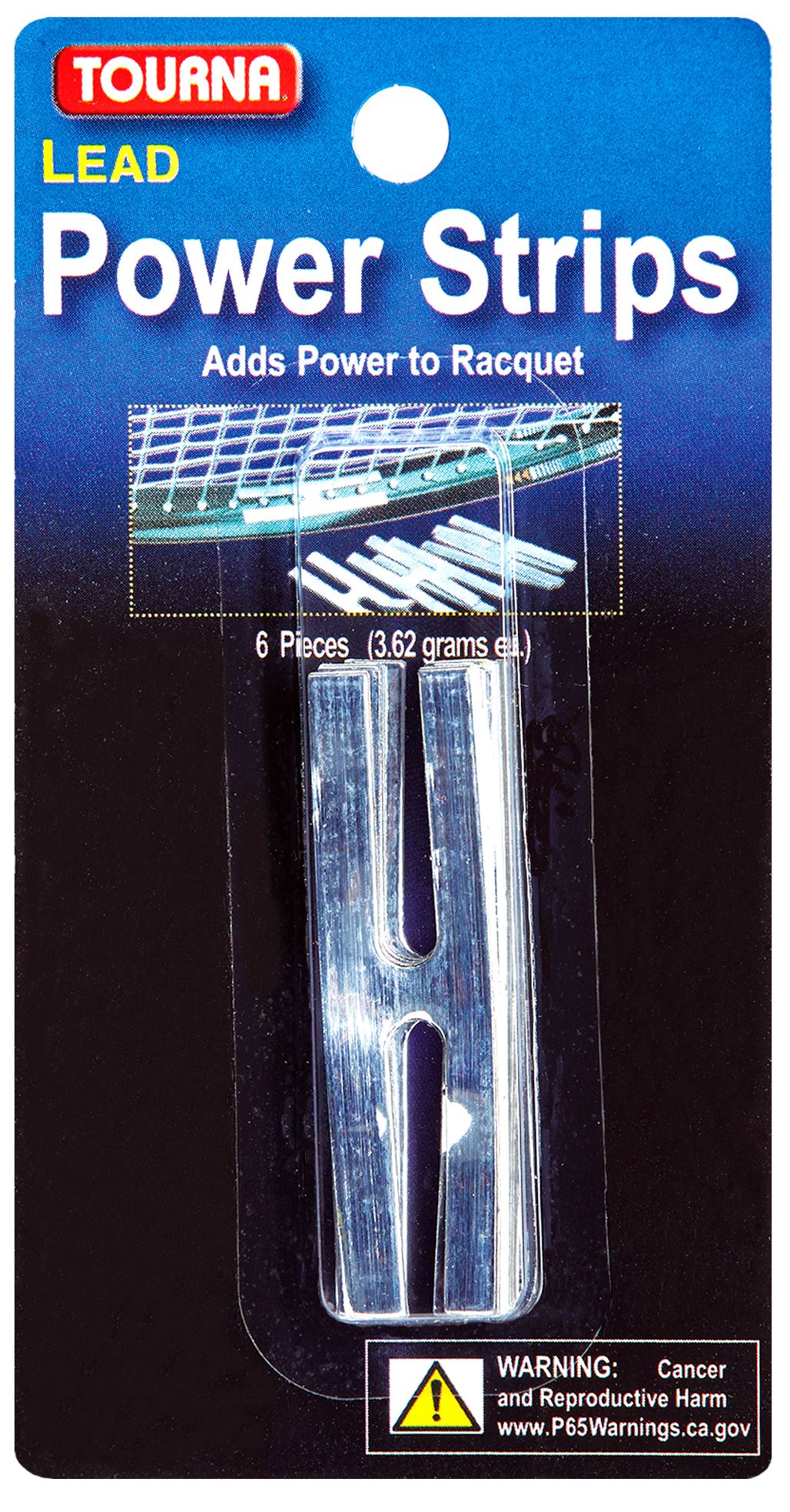 Tourna Lead Power Strips - 6 pieces Tuning Tapes Tourna