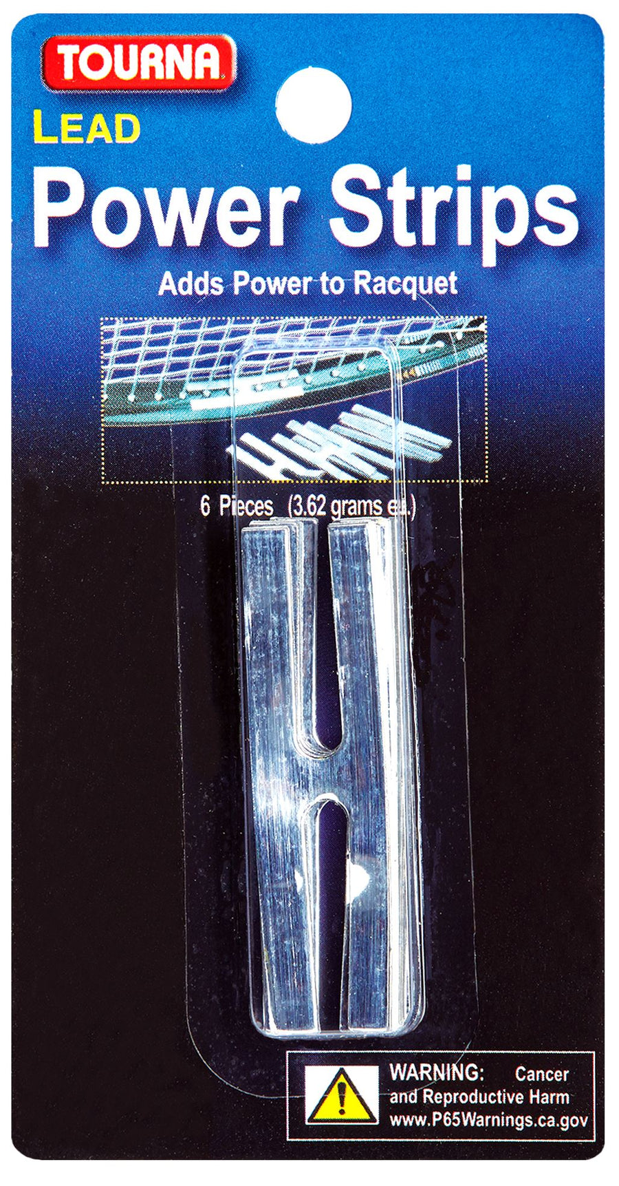 Tourna Lead Power Strips - 6 pieces Tuning Tapes Tourna