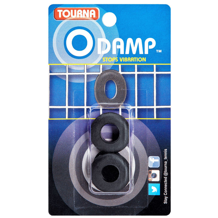 Tourna ODamp Vibration Dampener 2-pack Vibration Dampener Babolat Black