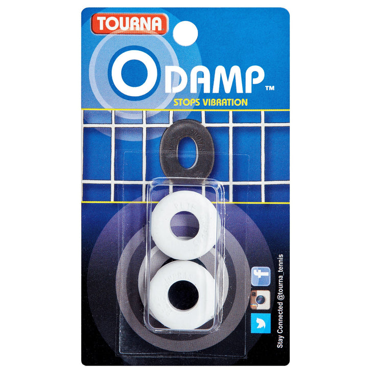 Tourna ODamp Vibration Dampener 2-pack Vibration Dampener Babolat White