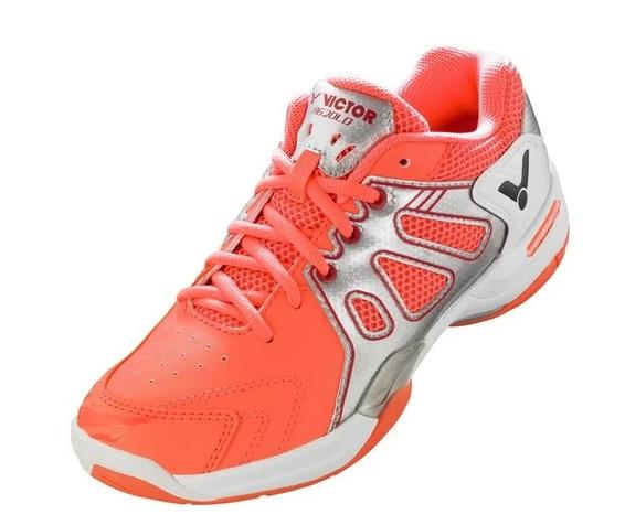 Victor SH-A620LD-OS Coral-Silver Women's Court Shoe Men's Court Shoes Victor