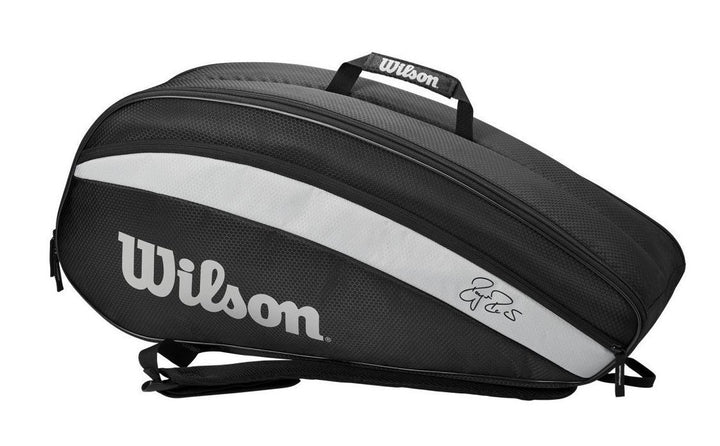 Wilson Federer Team Pack 6-Racquet Bag Black Bags Wilson