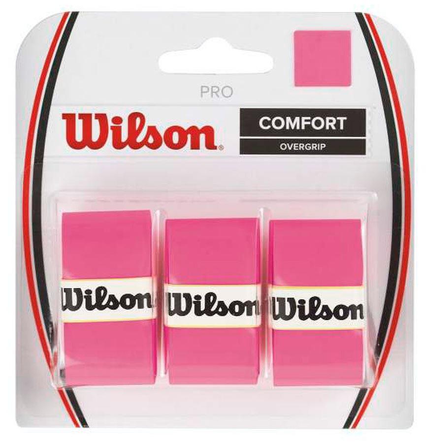 Wilson Pro Overgrip 3 pack Grips Wilson Pink
