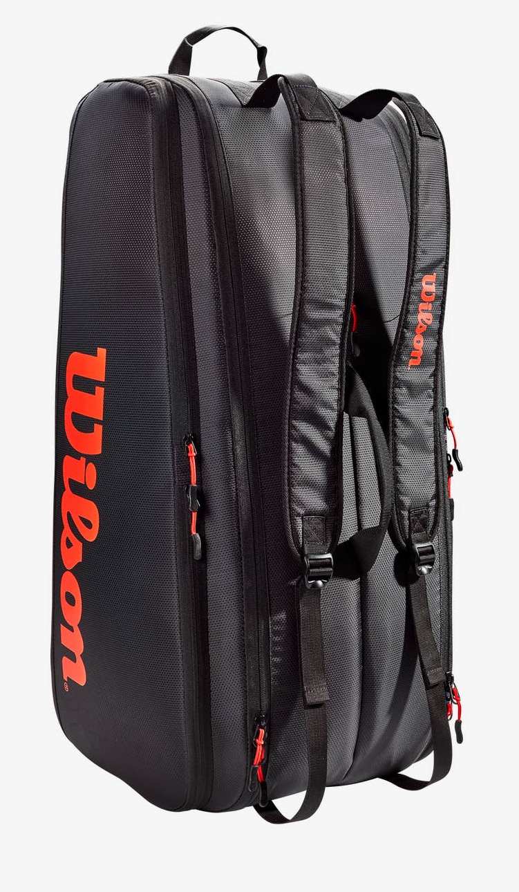 Wilson Tour 12-Racquet Bag Black/Red Bags Wilson