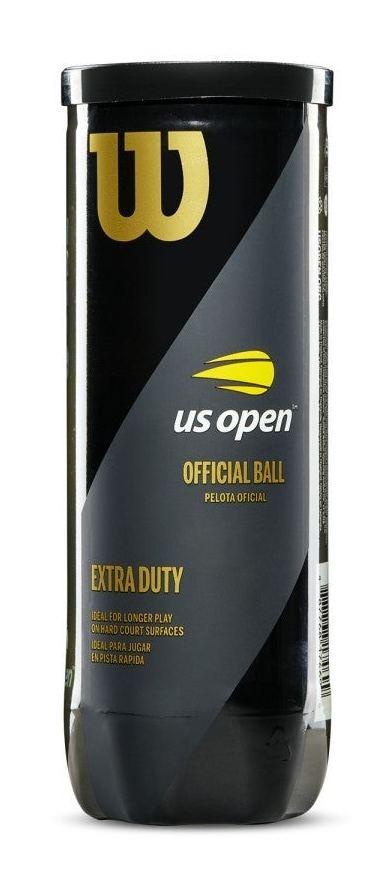 Wilson US Open Extra Duty Tennis Balls 3 Ball Can Tennis balls Wilson