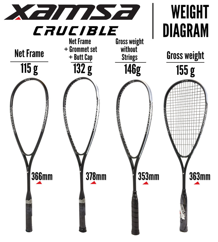 Xamsa Crucible Squash Racquet Squash Racquets Xamsa