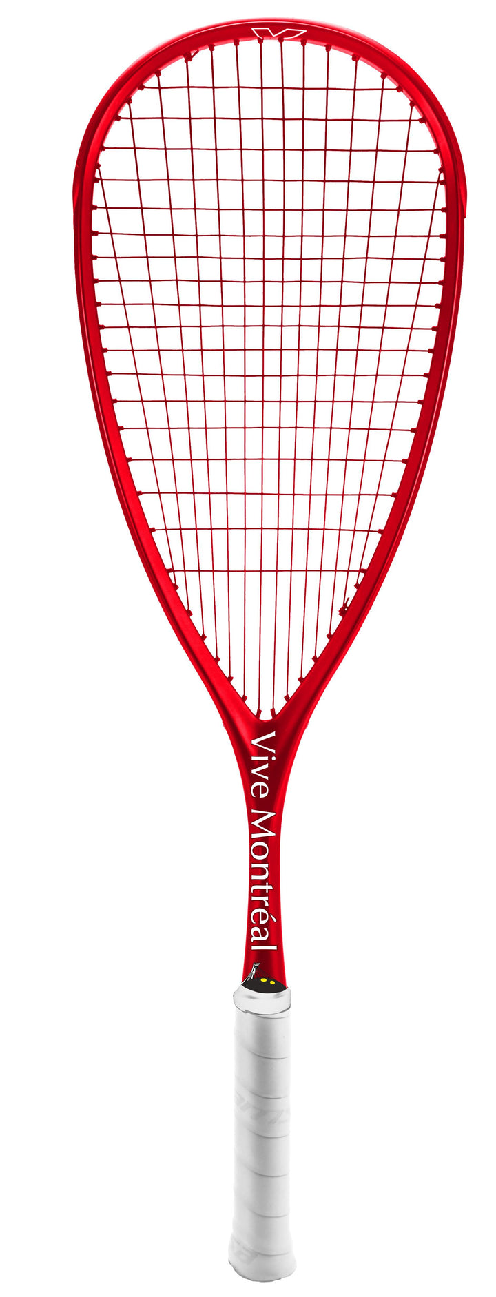 Xamsa Onyx eXposed - Vive Montreal - Limited Edition Squash Racquet Squash Racquets Xamsa Strung with Xamsa PM18 Red with Canada Stencil