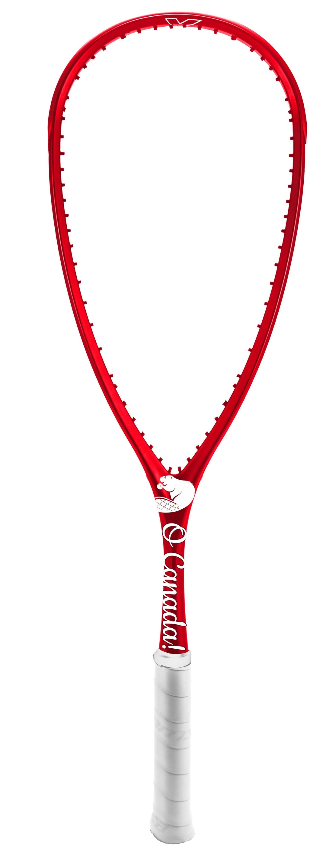 Xamsa Onyx - O Canada! - Limited Edition Squash Racquet with Top Bumper Squash Racquets Xamsa No Strings