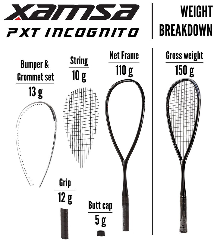 Xamsa PXT Incognito 2017 Squash Racquet Squash Racquets Xamsa