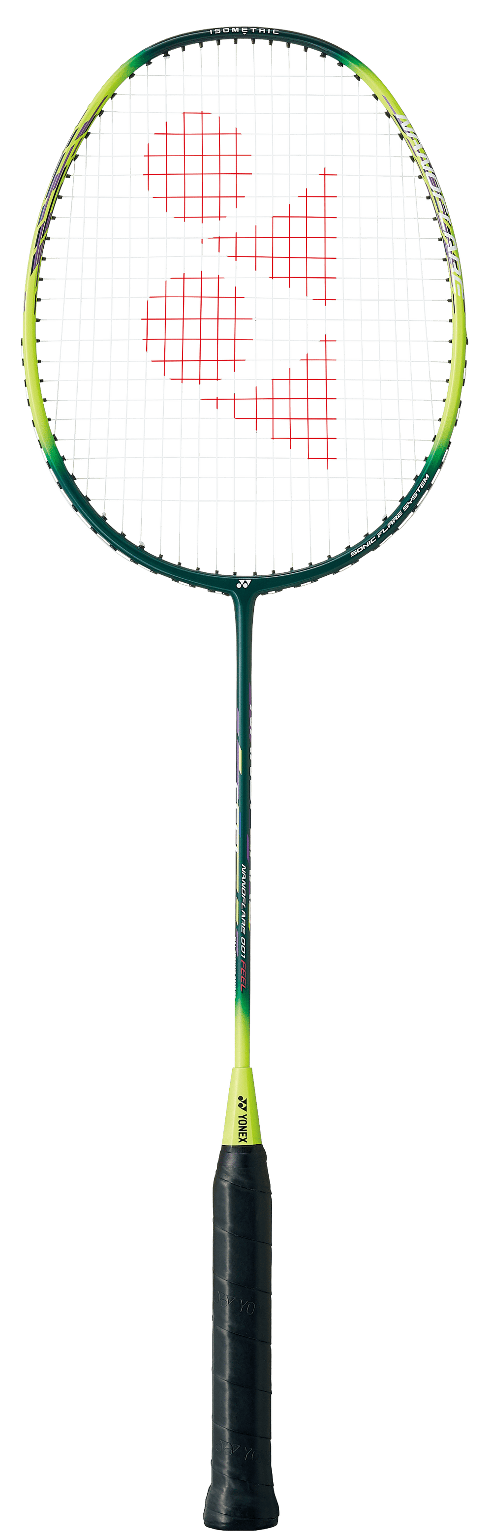 Yonex Nanoflare 001 5U Feel Badminton Racquet Pink Strung Badminton Racquets Yonex G5 Yellow/Black