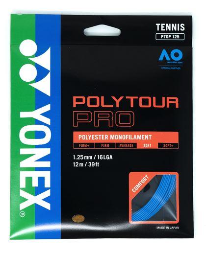 Yonex Poly Tour Pro 120 17g Tennis 12M String Set Tennis Strings Yonex Blue