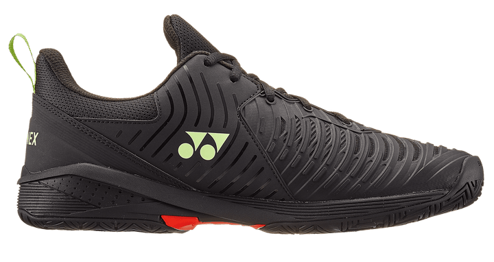 Yonex Power Cushion Sonicage 3 Men's Tennis All Court Shoe Black-Lime Men's Tennis Shoes Yonex 