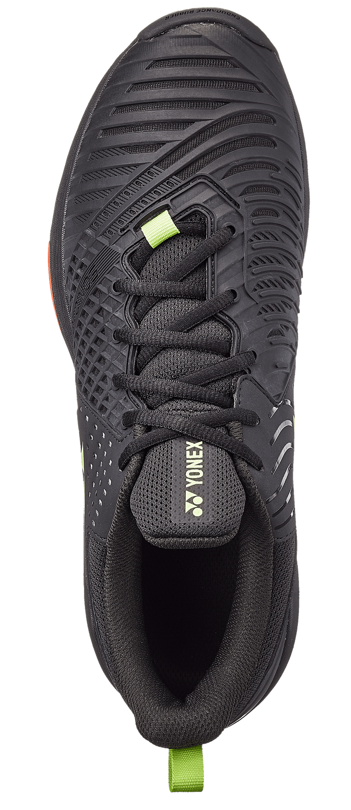Yonex Power Cushion Sonicage 3 Men's Tennis All Court Shoe Black-Lime Men's Tennis Shoes Yonex