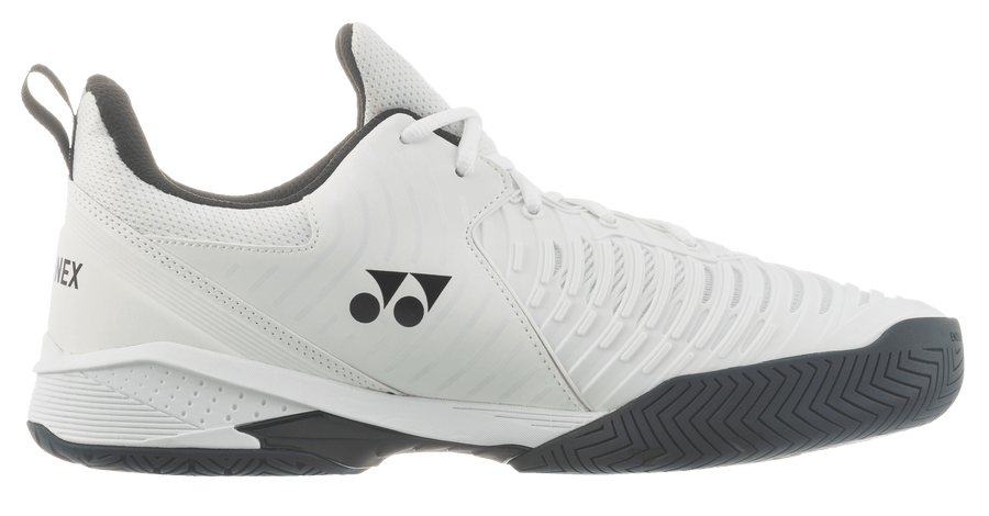 Yonex Power Cushion Sonicage 3 Plus 4.5E Wide Unisex Tennis All Court Shoe White Men's Tennis Shoes Yonex