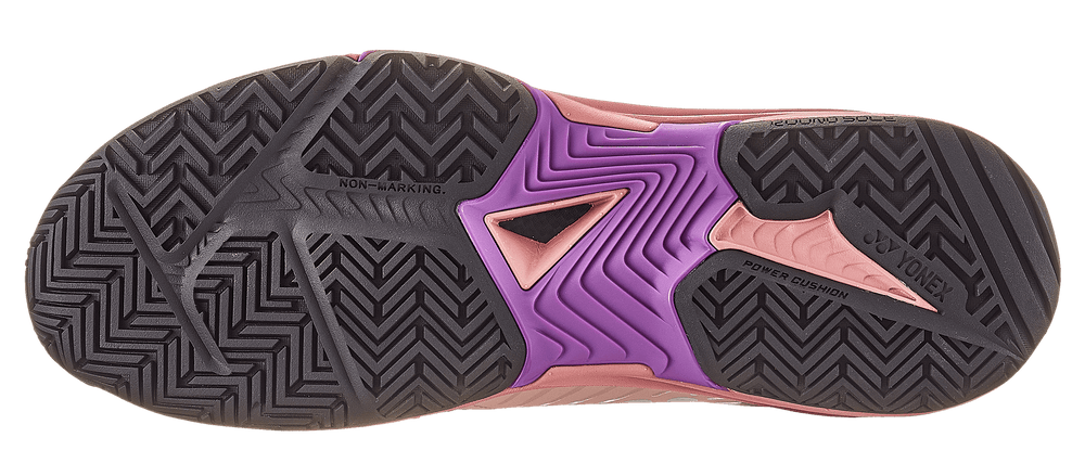 Yonex Power Cushion Sonicage 3 Women's Tennis All Court Shoe Pink-Beige Women's Tennis Shoes Yonex
