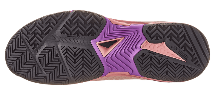 Yonex Power Cushion Sonicage 3 Women's Tennis All Court Shoe Pink-Beige Women's Tennis Shoes Yonex