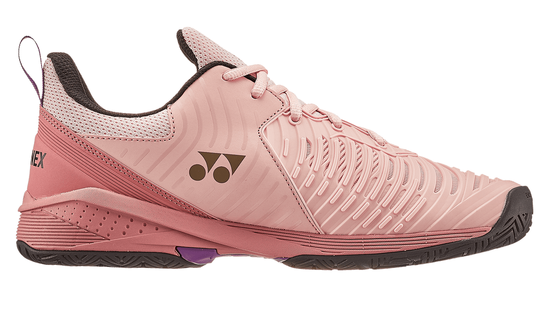 Yonex Power Cushion Sonicage 3 Women's Tennis All Court Shoe Pink-Beige Women's Tennis Shoes Yonex
