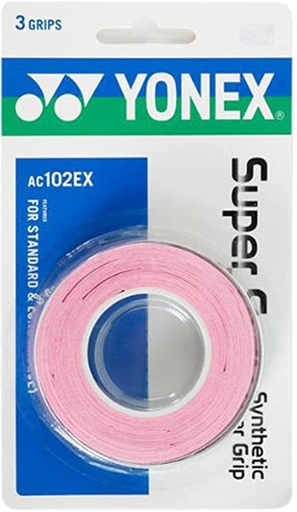 Yonex Super Grap grips AC-102EX 3-pack Grips Yonex Pink 