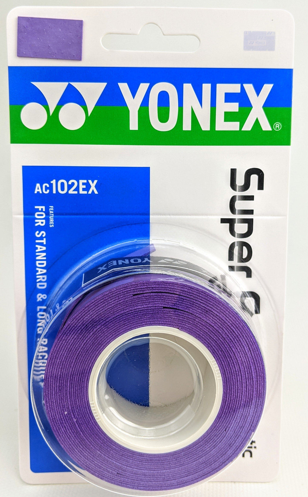 Yonex Super Grap grips AC-102EX 3-pack Grips Yonex Purple 