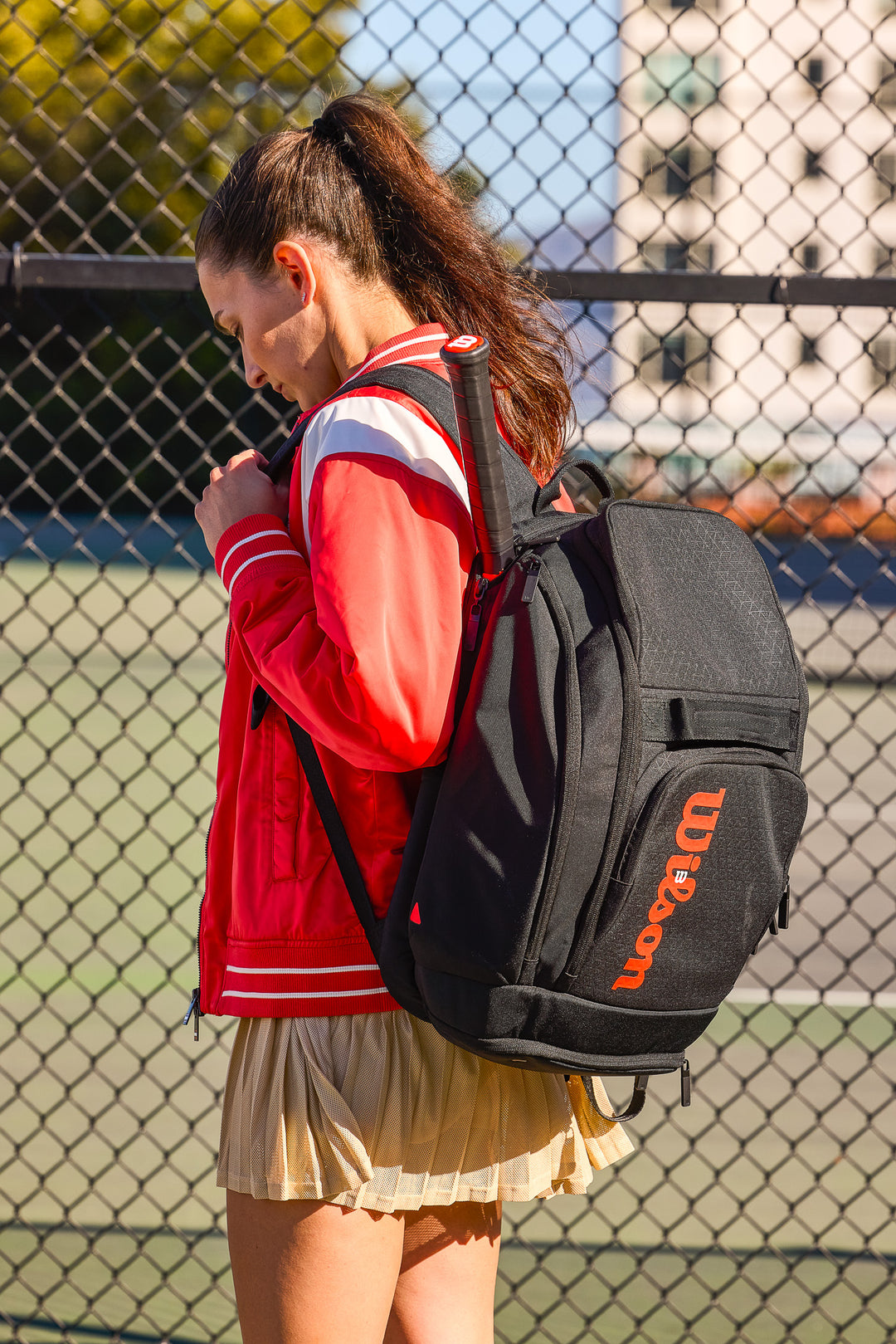 Wilson Clash V3 Backpack Black/Infrared