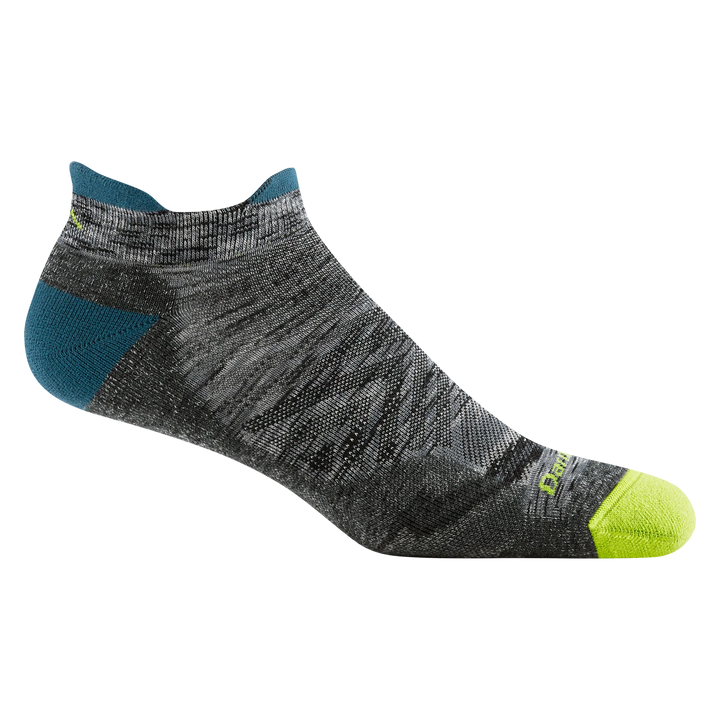 Darn Tough No Show Tab Sock Ultra-Lightweight with Cushion RUN 1039 Large-men-10-12-Comet 