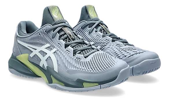 Asics Court FF 3 gris bleu/blanc Chaussure de tennis homme
