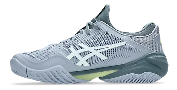 Asics Court FF 3 gris bleu/blanc Chaussure de tennis homme