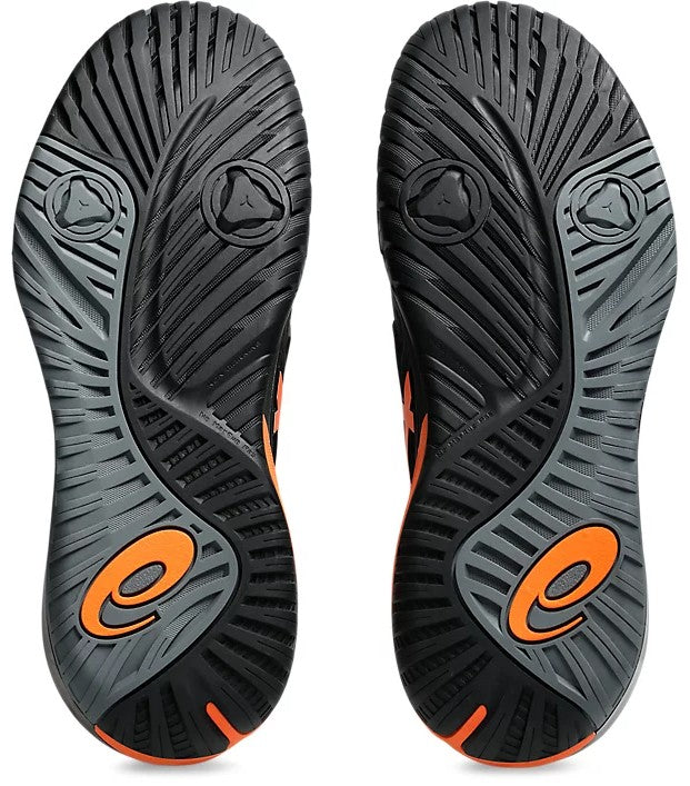 Asics Gel-Resolution X Black/Shocking Orange Men's tennis shoes