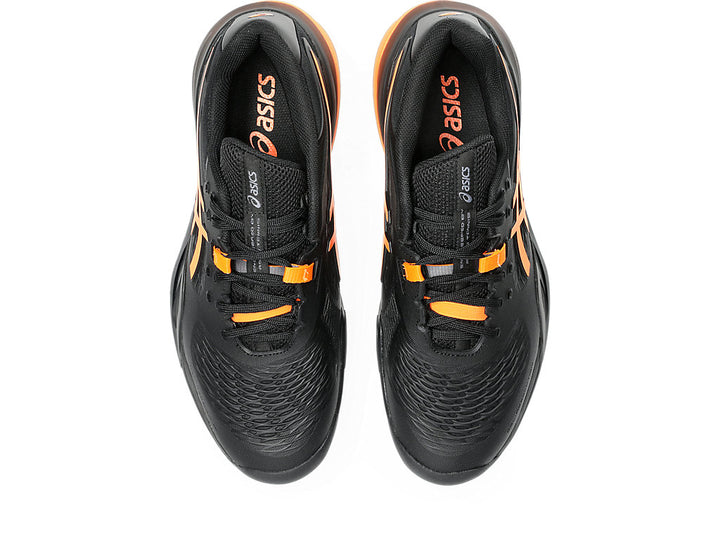 Asics Gel-Resolution X Black/Shocking Orange Men's tennis shoes