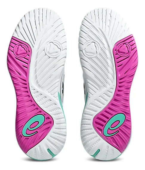 Asics Gel-Resolution X White/Aurora Green Tennis shoes - Sports Virtuoso