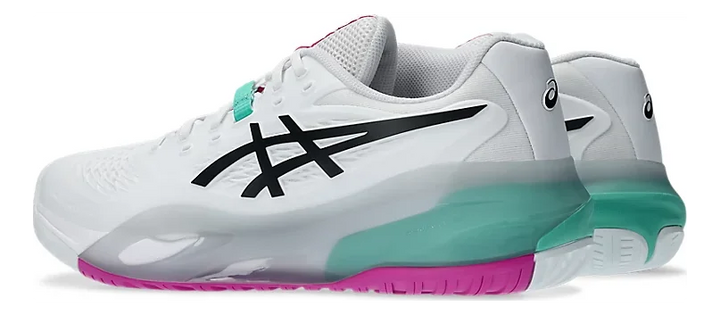 Asics Gel-Resolution X White/Aurora Green Tennis shoes - Sports Virtuoso