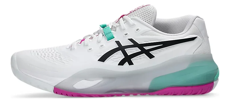 Asics Gel-Resolution X White/Aurora Green Tennis shoes - Sports Virtuoso