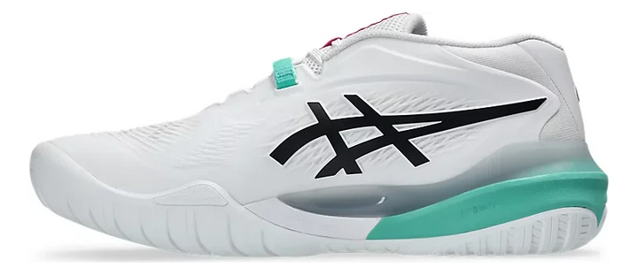 Asics Gel-Resolution X White/Aurora Green Tennis shoes - Sports Virtuoso