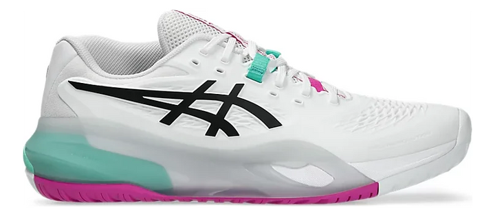 Asics Gel-Resolution X White/Aurora Green Tennis shoes - Sports Virtuoso